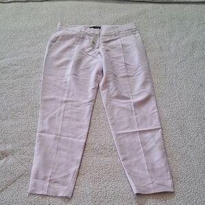 New Theory Rina Purple Moon Women's Silk Trousers